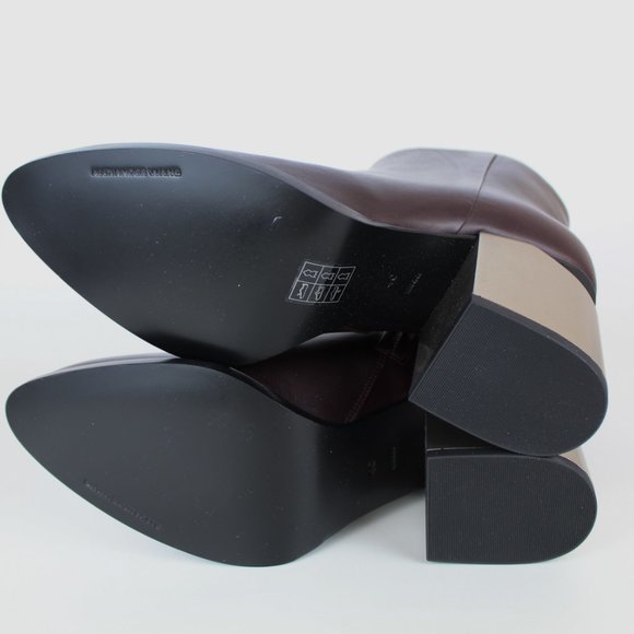 NEW Rare Alexander Wang Gabi Leather Ankle Boots | Cutout Heel | Iconic Designer - Picture 13 of 15